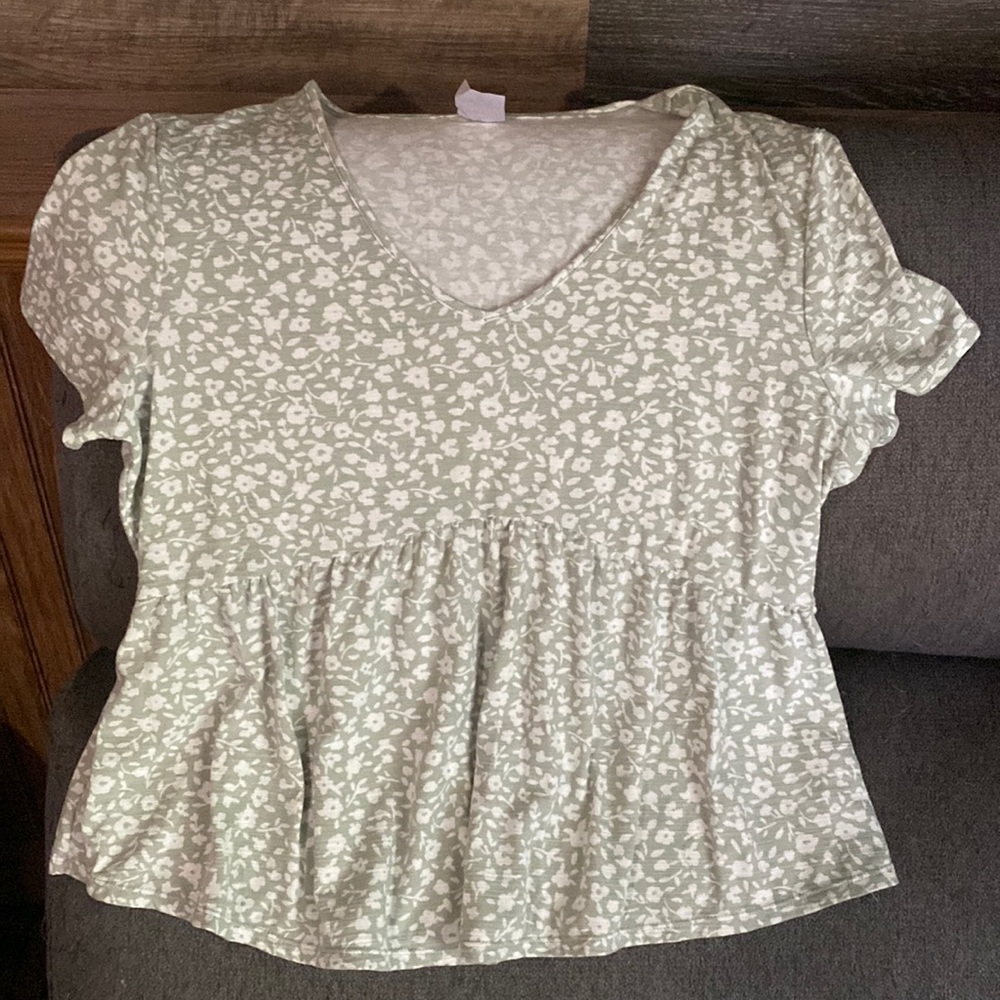 V Neck NO BO Women Blouse